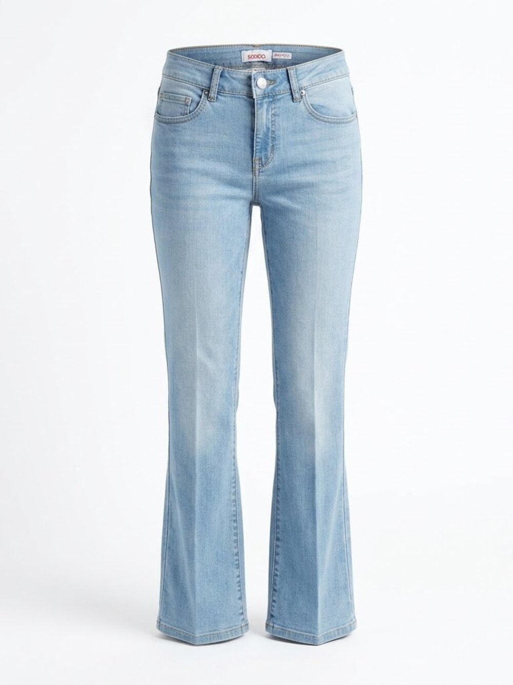 Bongo Bootcut Jeans Womens Size 8 Light Wash Y2K 90s Vintage Aesthetic Denim